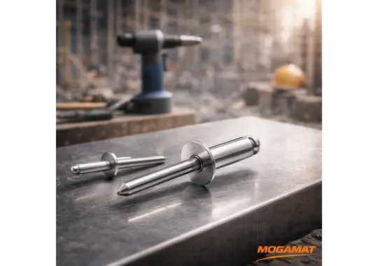 Fm Rivex Rivetti Rivet aluminium et acier tête large 4 x 16 mm 65 unités - RIFIX